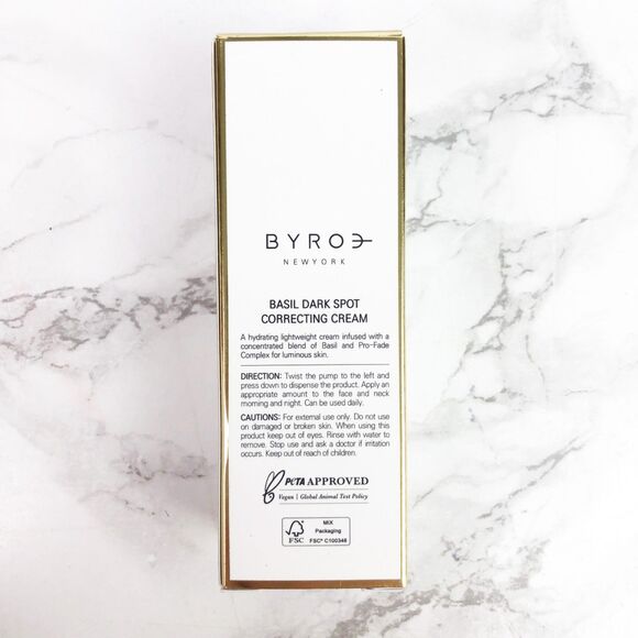 NIB Byroe Basil Dark Spot Correcting Cream Moisturizer - Picture 9 of 11